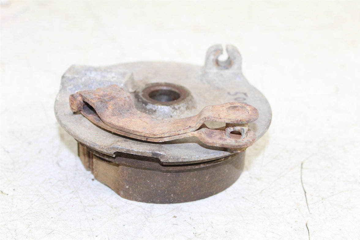 1986 Yamaha Moto 4 200 Front Left Brake Drum Plate Panel Shoes Mount 50005