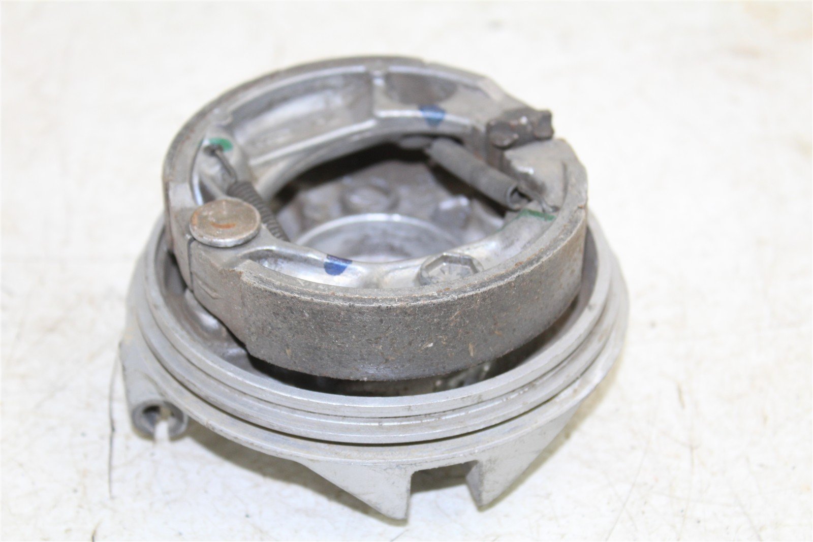 2002 Honda XR 80R Front Brake Drum Plate Panel Shoes Mount 15016