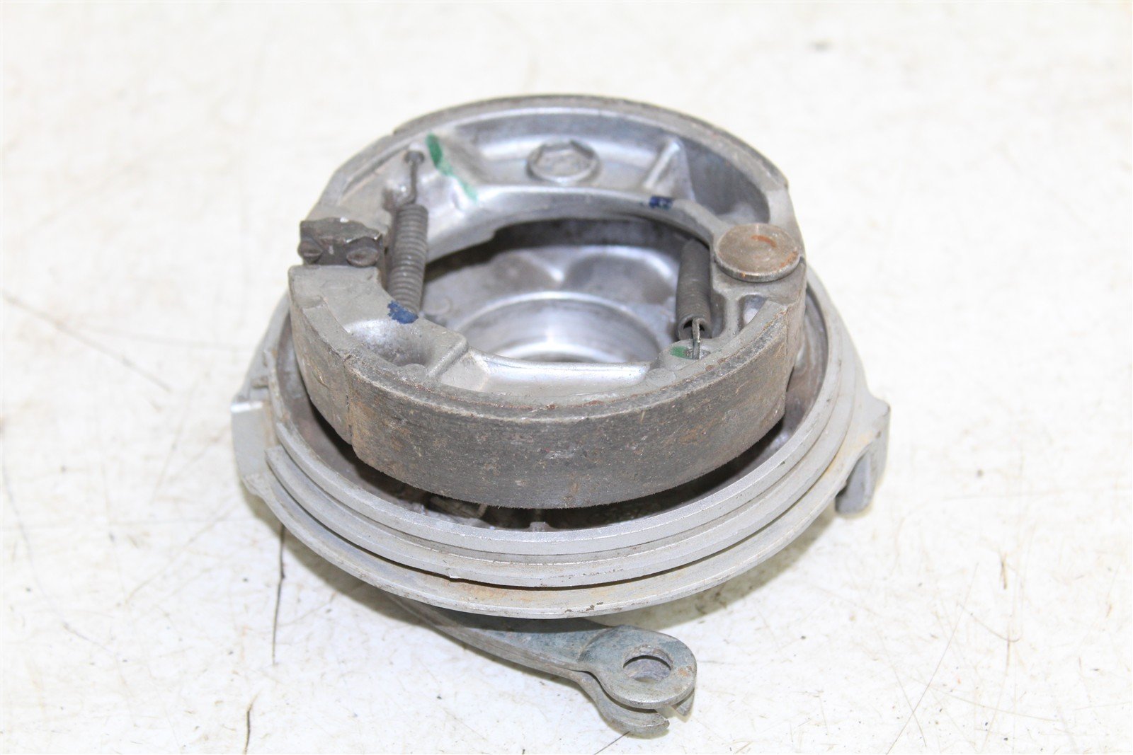 2002 Honda XR 80R Front Brake Drum Plate Panel Shoes Mount 15016