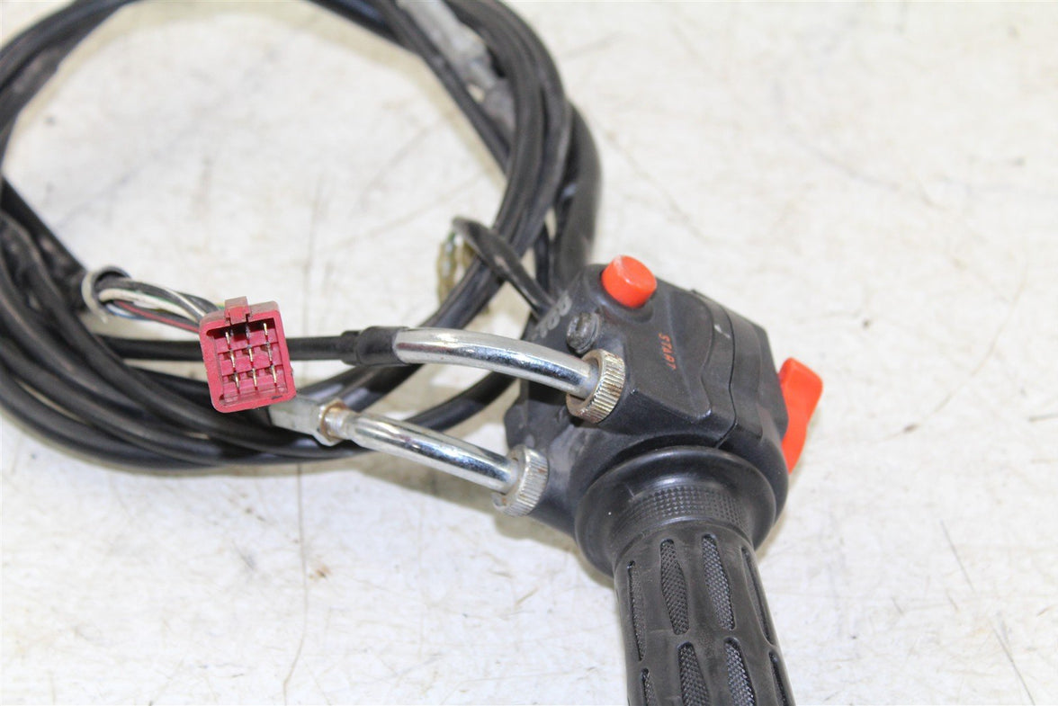 1983 Honda Goldwing Interstate GL 1100 Throttle Housing w/ Cables R Switch 15076