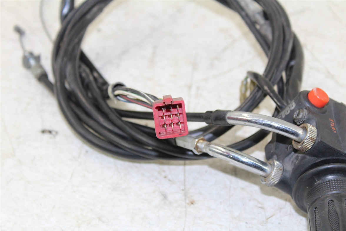 1983 Honda Goldwing Interstate GL 1100 Throttle Housing w/ Cables R Switch 15076