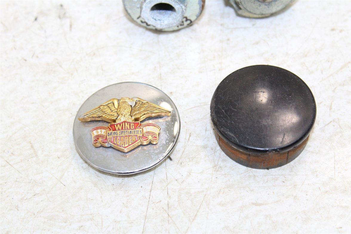 1983 Honda Goldwing Interstate GL 1100 Swingarm Bolts Nut w/ Dust Caps 15076