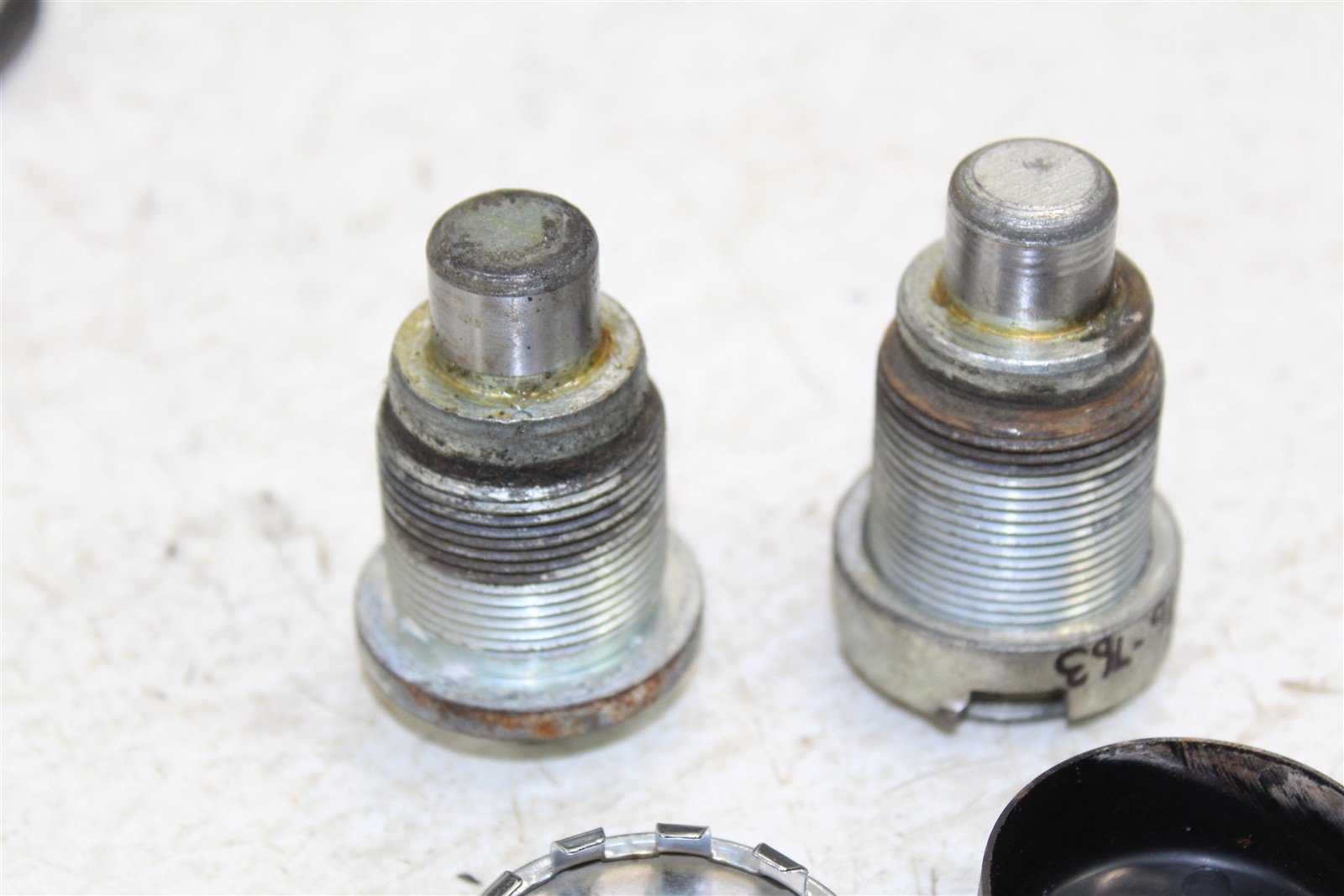 1983 Honda Goldwing Interstate GL 1100 Swingarm Bolts Nut w/ Dust Caps 15076