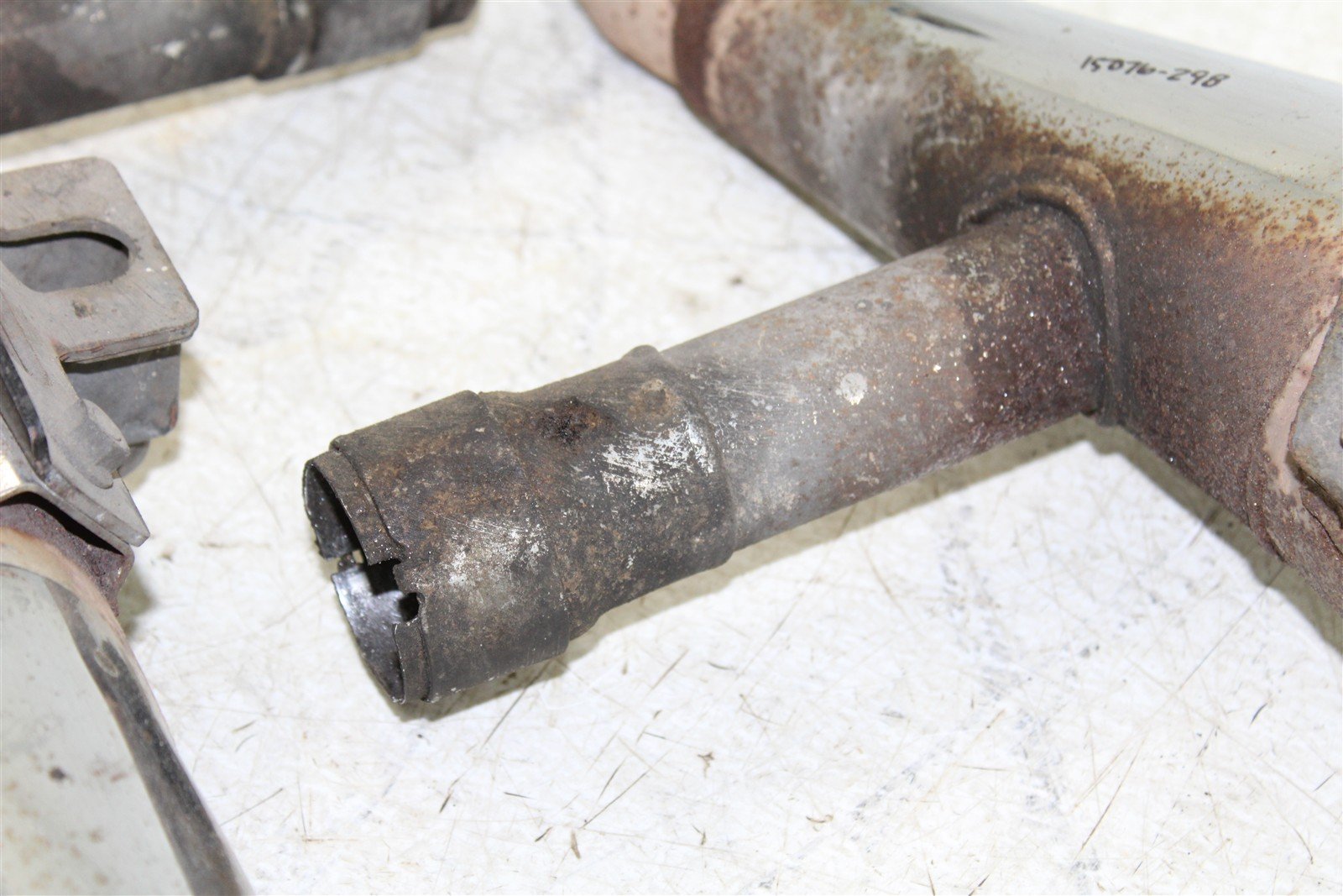 1983 Honda Goldwing Interstate GL 1100 Exhaust System Head Pipe Muffler 15076