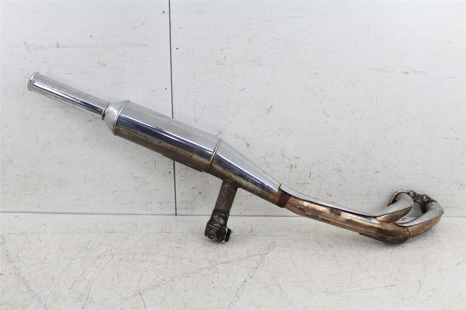 1983 Honda Goldwing Interstate GL 1100 Exhaust System Head Pipe Muffler 15076