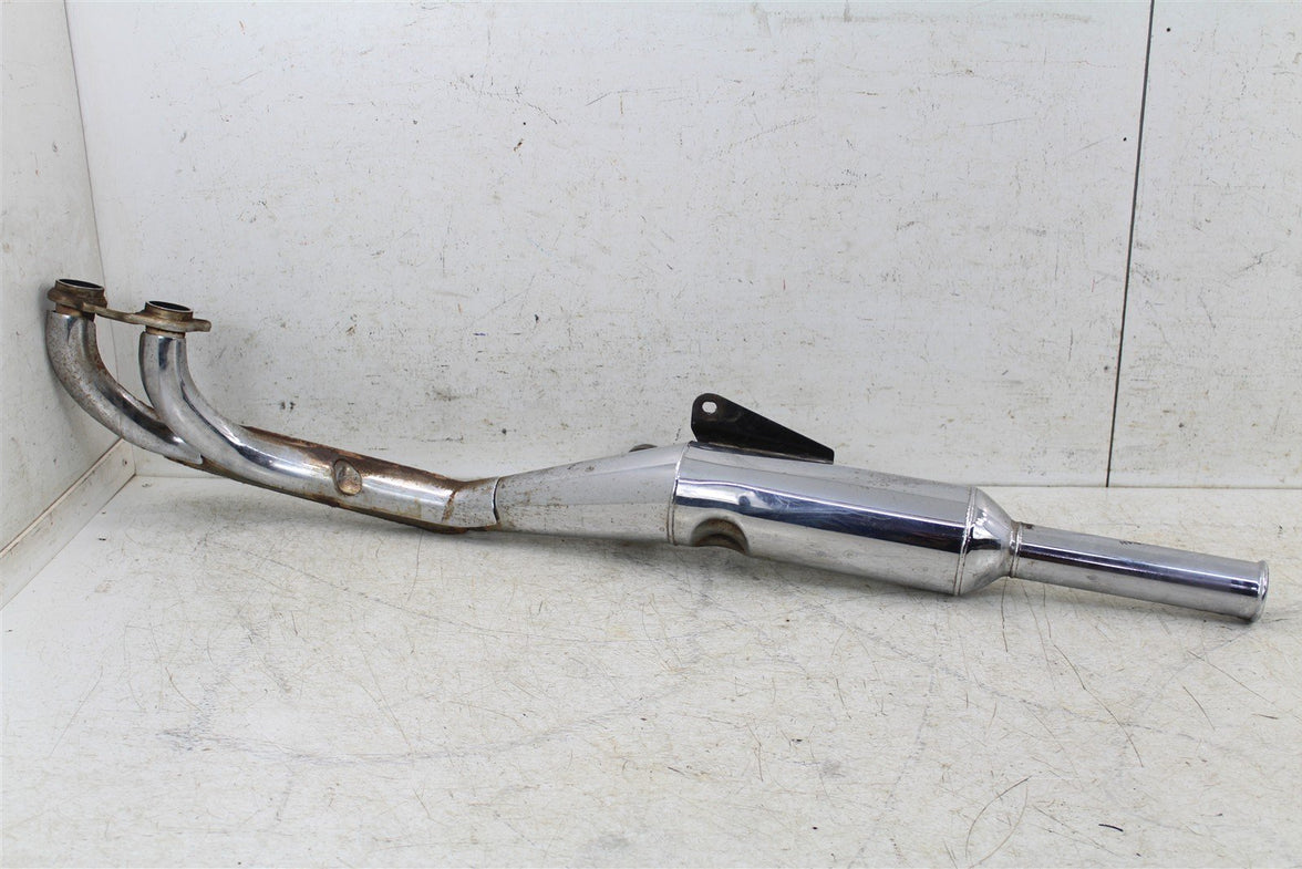1983 Honda Goldwing Interstate GL 1100 Exhaust System Head Pipe Muffler 15076