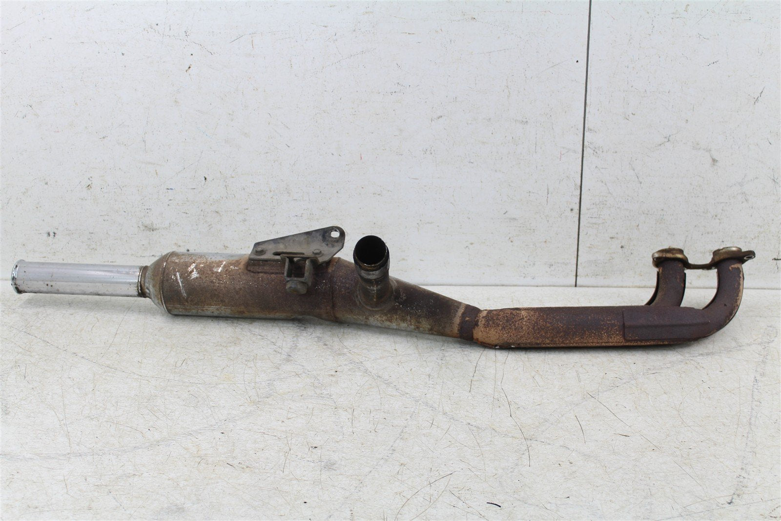 1983 Honda Goldwing Interstate GL 1100 Exhaust System Head Pipe Muffler 15076