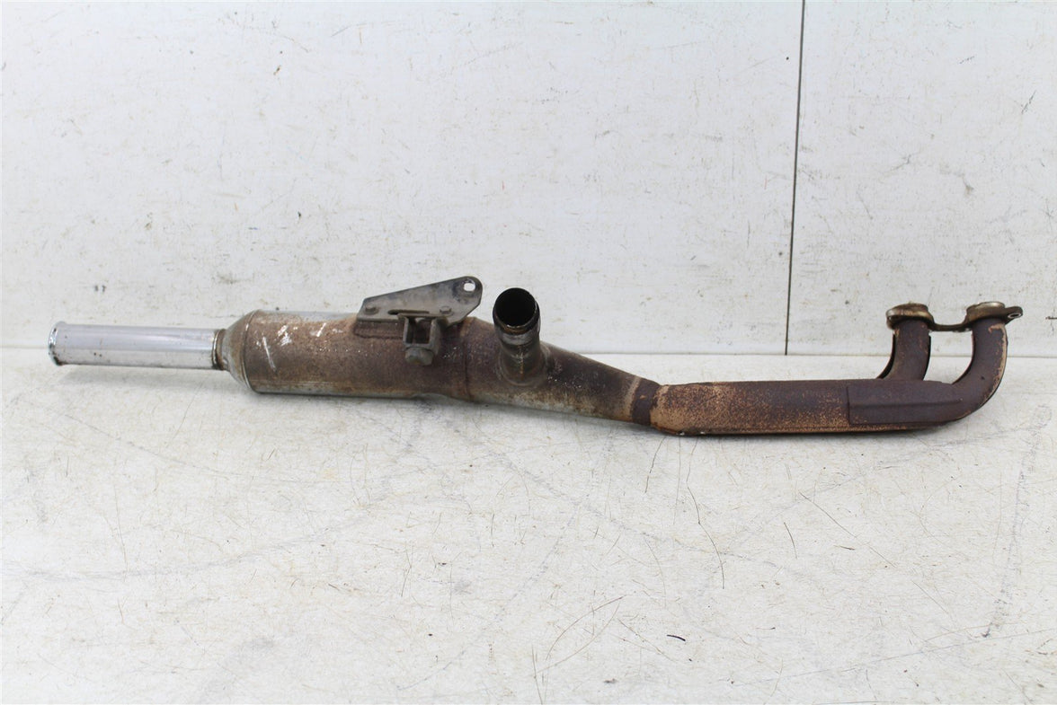 1983 Honda Goldwing Interstate GL 1100 Exhaust System Head Pipe Muffler 15076