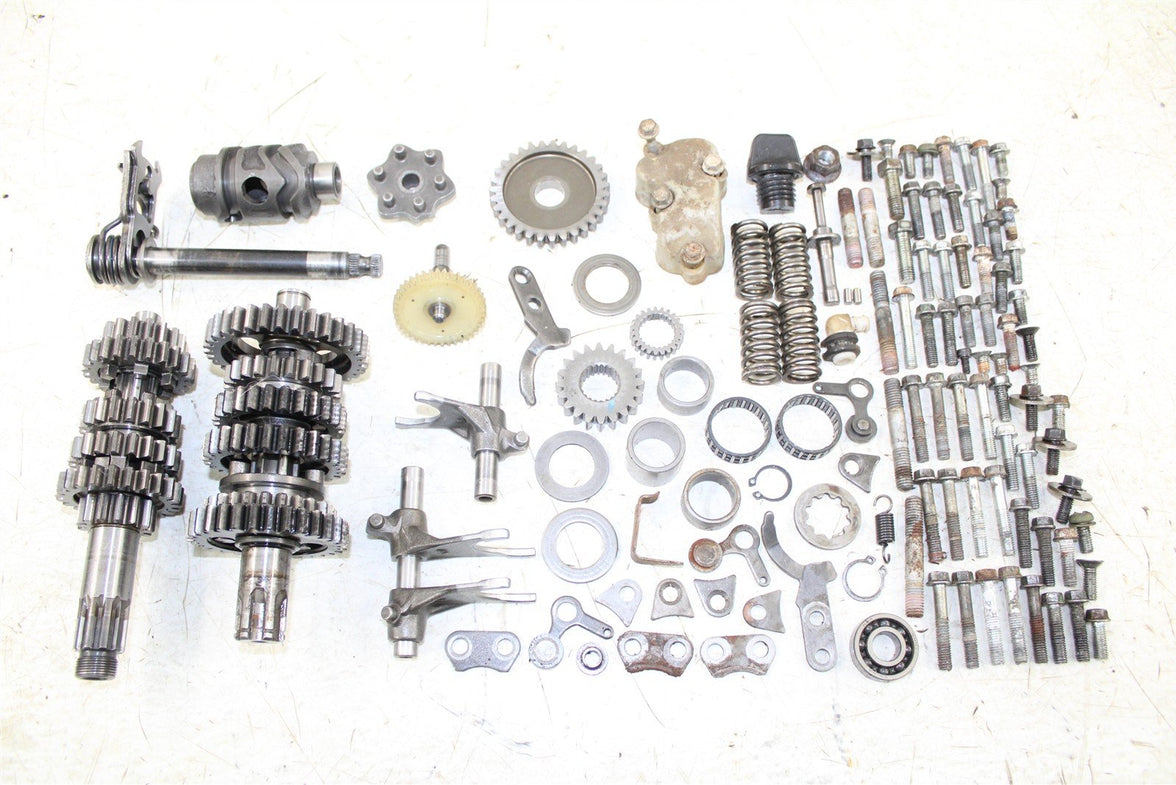 2003 Kawasaki KX 85 Transmission Gears Shaft Shift Forks Drum 27036