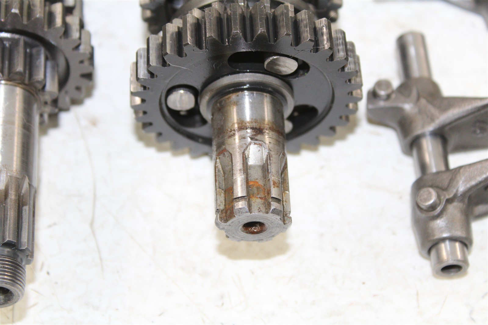2003 Kawasaki KX 85 Transmission Gears Shaft Shift Forks Drum 27036