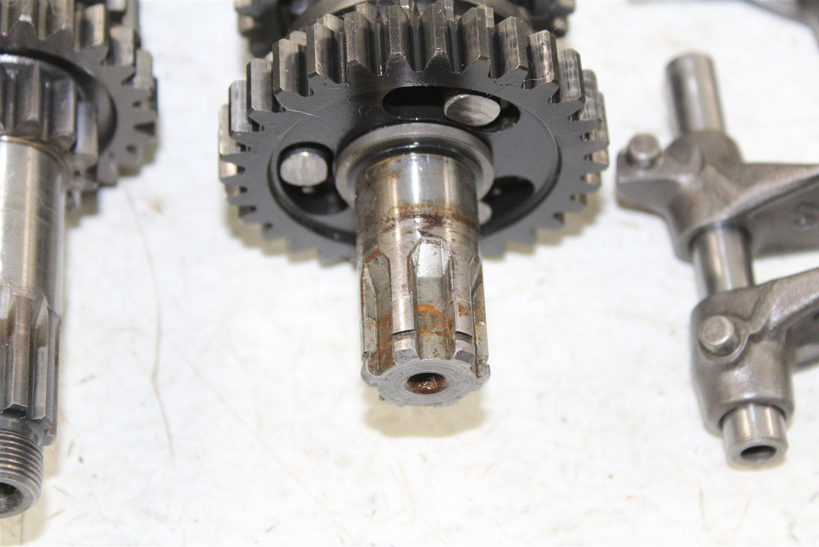 2003 Kawasaki KX 85 Transmission Gears Shaft Shift Forks Drum 27036