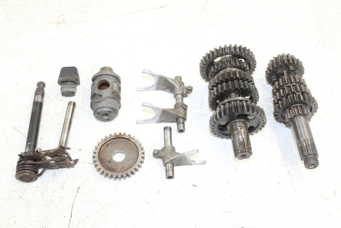 2003 Kawasaki KX 85 Transmission Gears Shaft Shift Forks Drum 27036