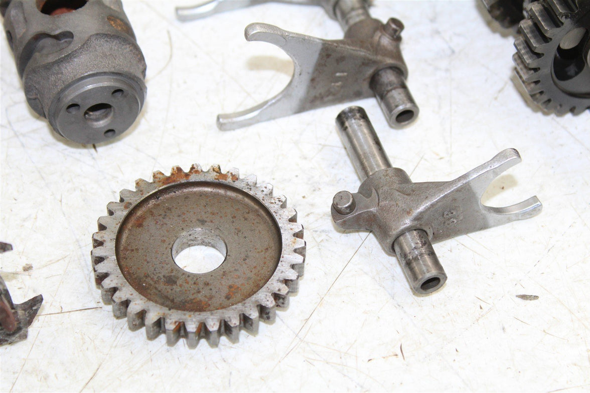 2003 Kawasaki KX 85 Transmission Gears Shaft Shift Forks Drum 27036