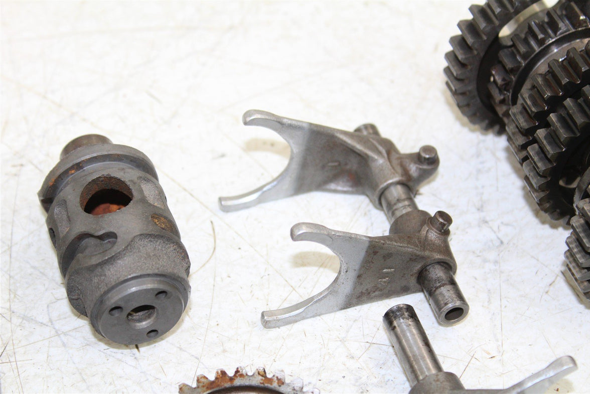 2003 Kawasaki KX 85 Transmission Gears Shaft Shift Forks Drum 27036