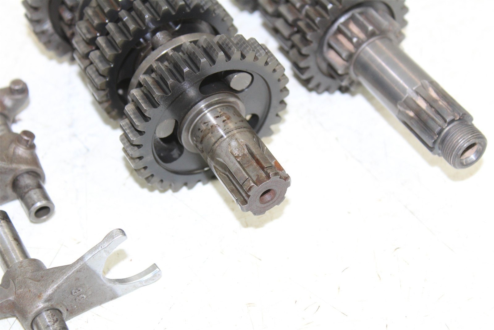 2003 Kawasaki KX 85 Transmission Gears Shaft Shift Forks Drum 27036