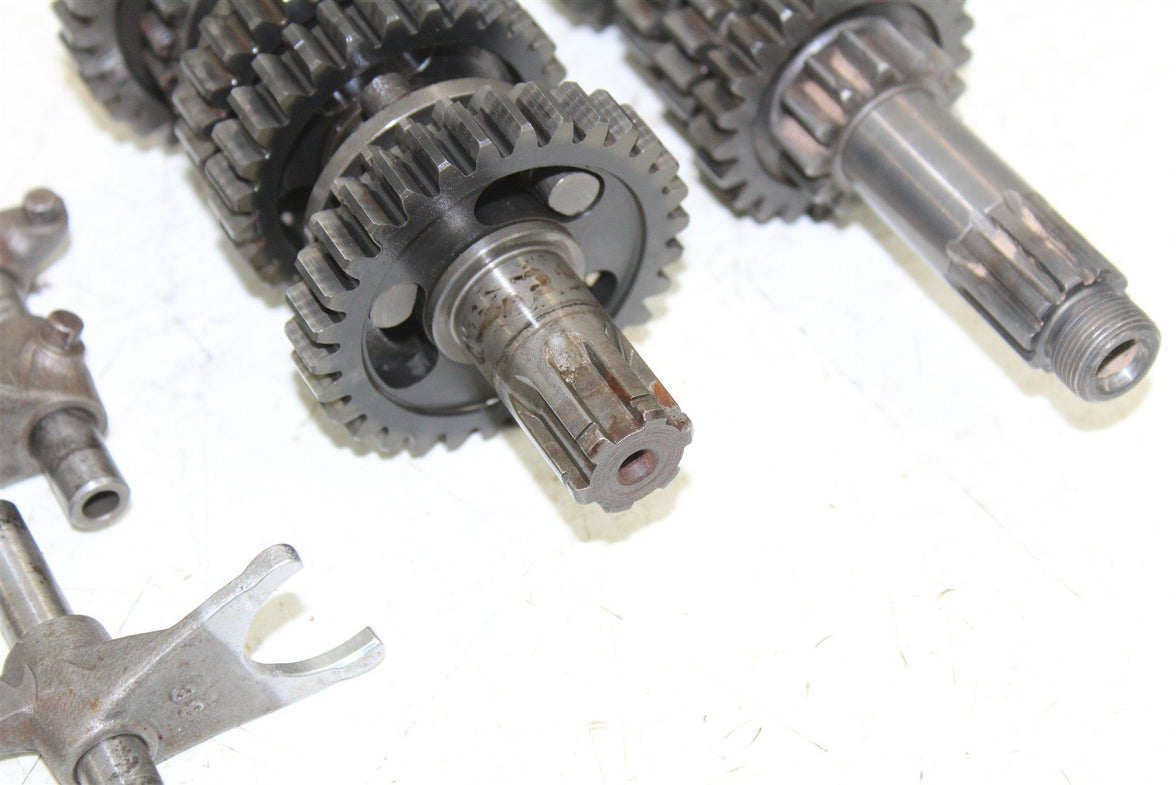 2003 Kawasaki KX 85 Transmission Gears Shaft Shift Forks Drum 27036
