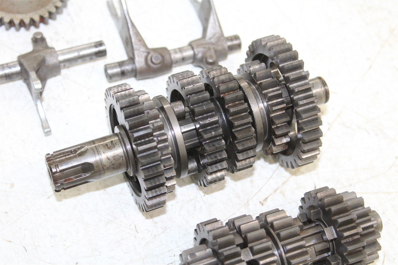 2003 Kawasaki KX 85 Transmission Gears Shaft Shift Forks Drum 27036