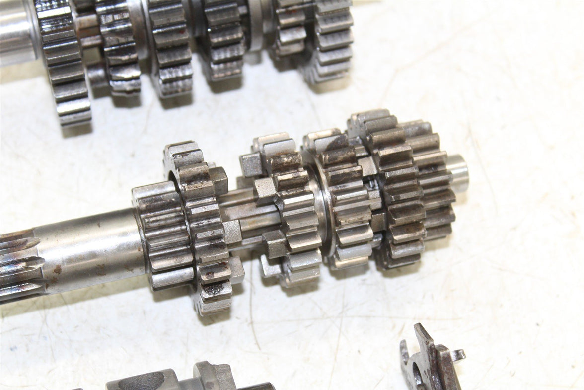 2003 Kawasaki KX 85 Transmission Gears Shaft Shift Forks Drum 27036