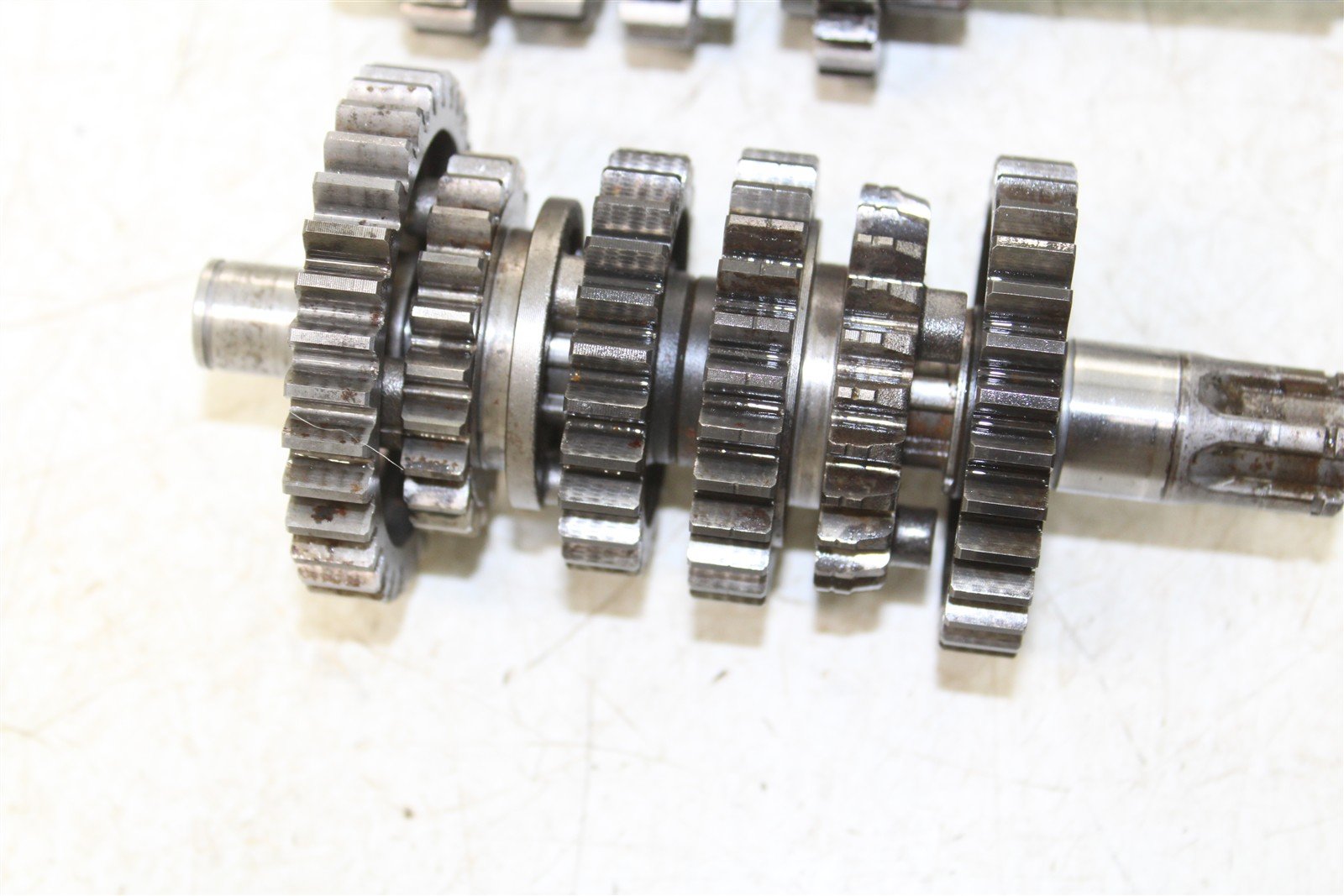 2003 Kawasaki KX 85 Transmission Gears Shaft Shift Forks Drum 27036