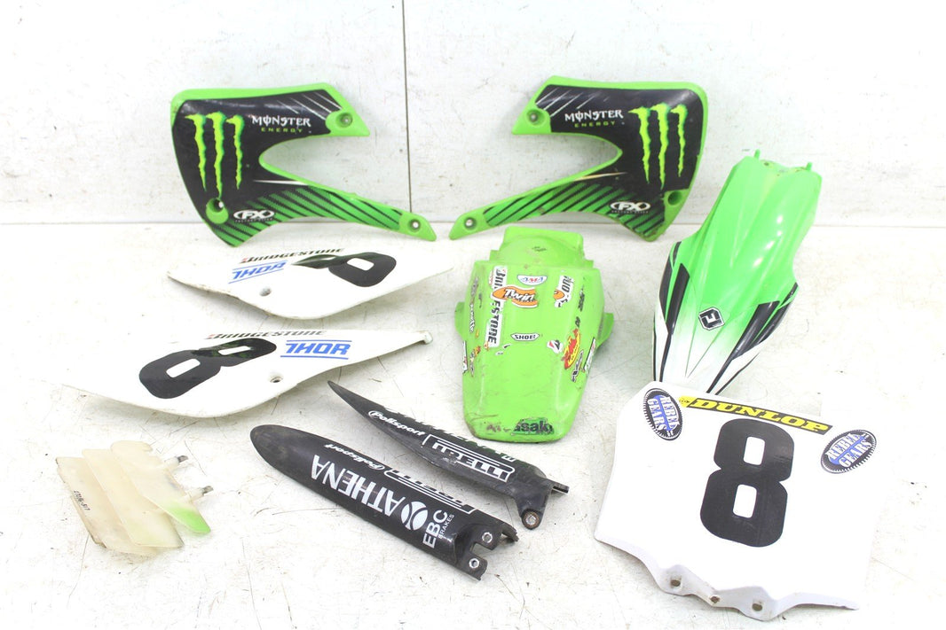 2003 Kawasaki KX 85 Fender Set Rear Front Number Plates 27036