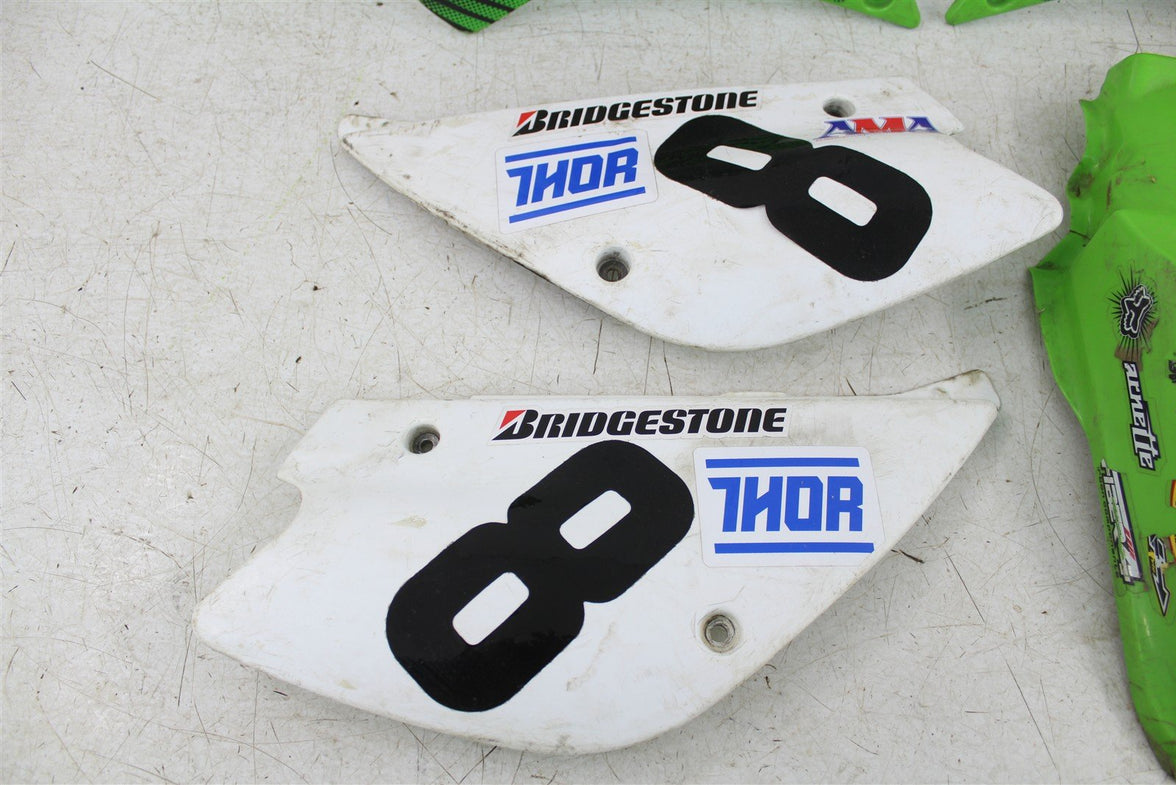 2003 Kawasaki KX 85 Fender Set Rear Front Number Plates 27036