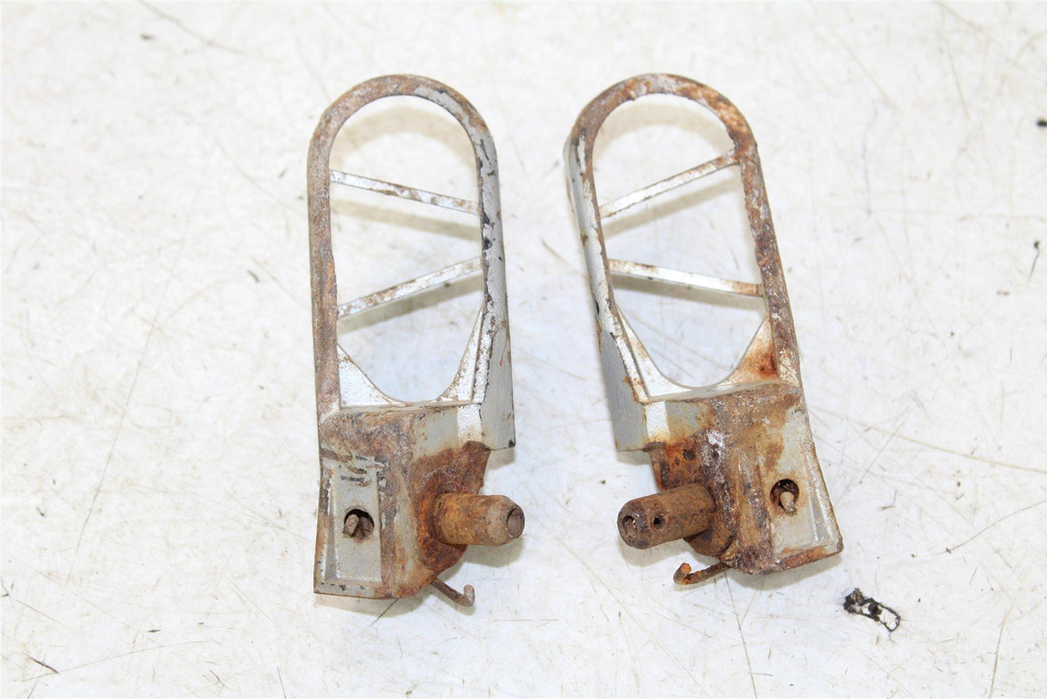 2003 Kawasaki KX 85 Foot Pegs Set Hardware Springs Rests 27036