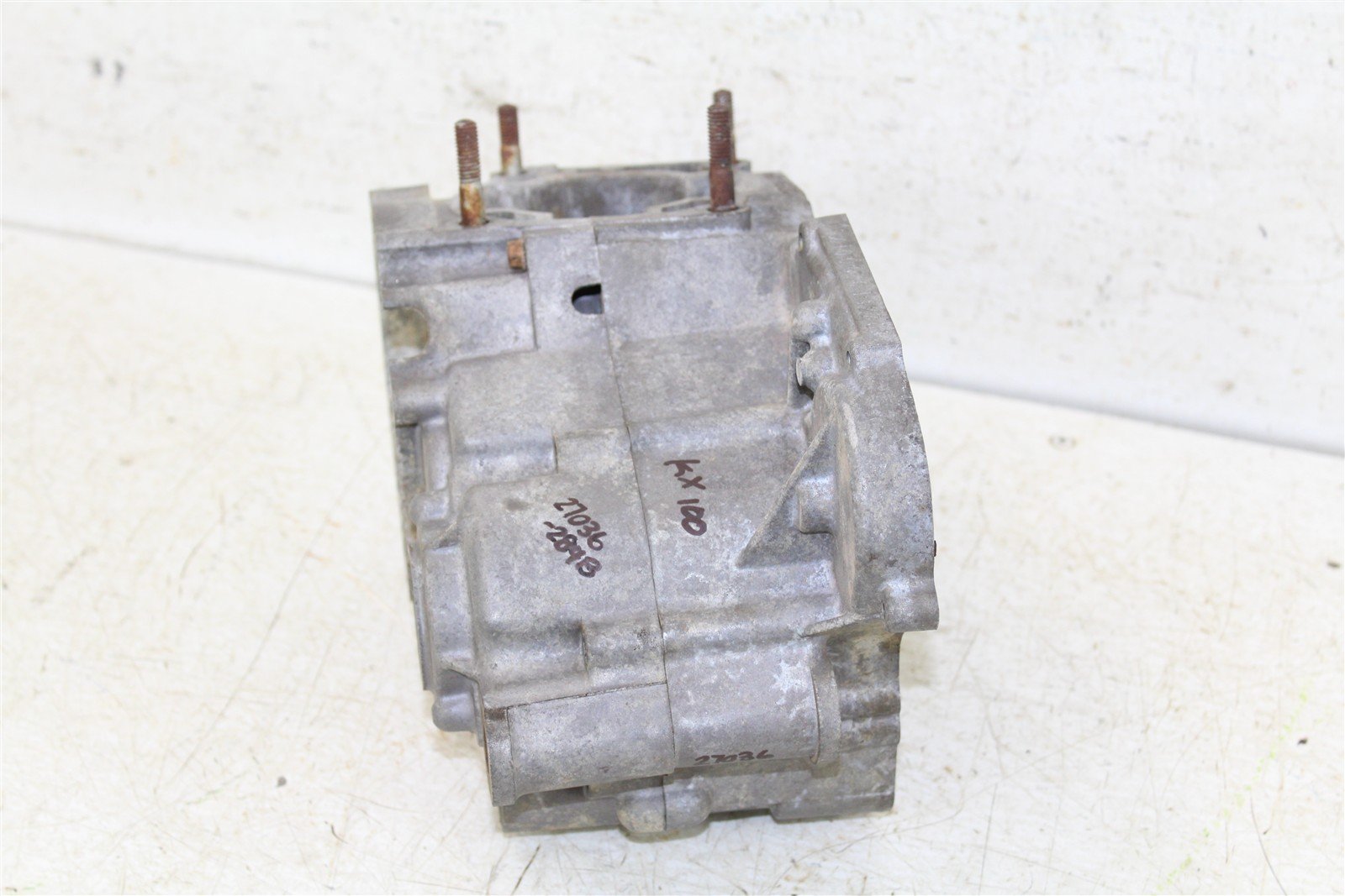 2003 Kawasaki KX 100 Engine Cases Crankcase Motor Left Right 27036