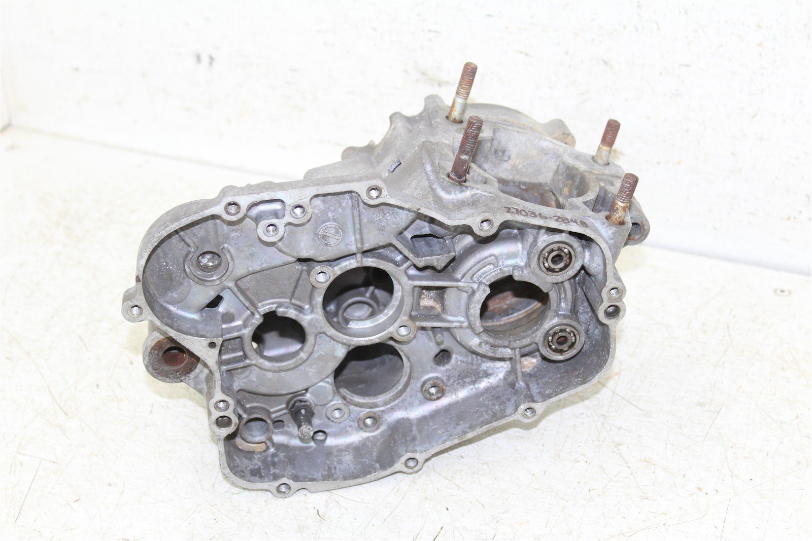 2003 Kawasaki KX 100 Engine Cases Crankcase Motor Left Right 27036