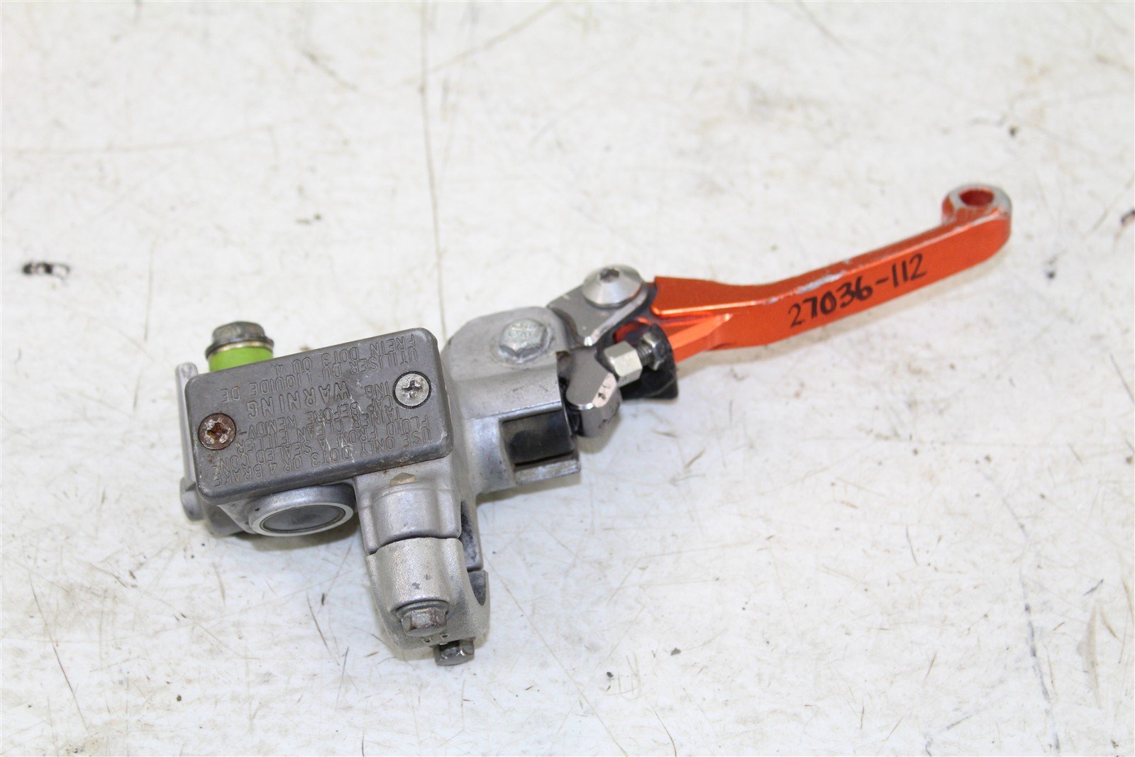 2003 Kawasaki KX 85 Front Brake Master Cylinder Reservoir 27036