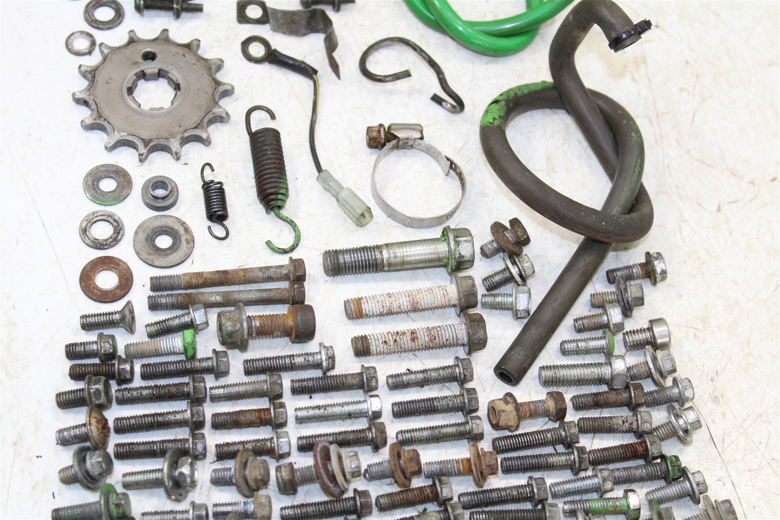 2003 Kawasaki KX 85 Chassis Bolt Kit Hardware Spring Guard Clamp 27036