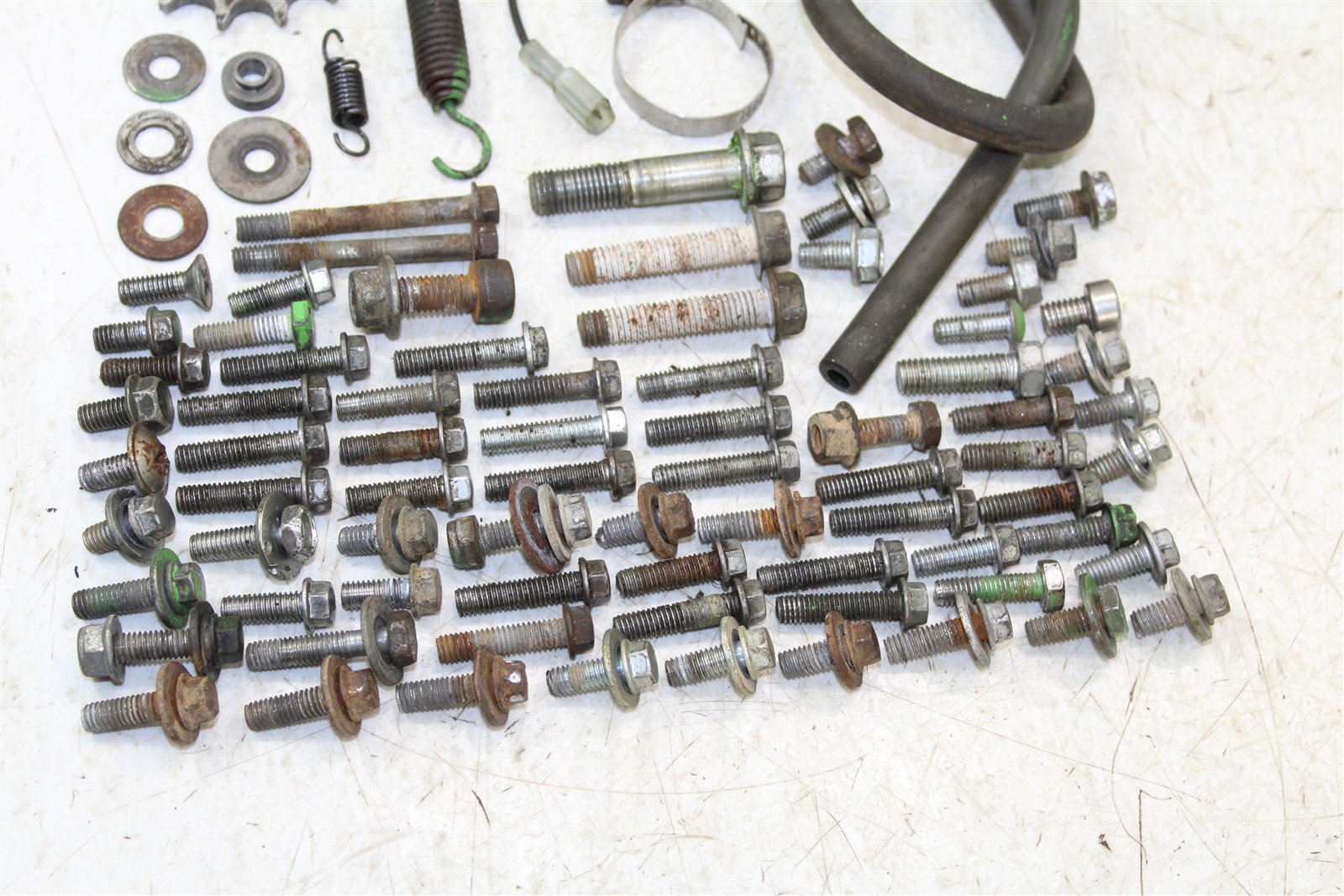 2003 Kawasaki KX 85 Chassis Bolt Kit Hardware Spring Guard Clamp 27036