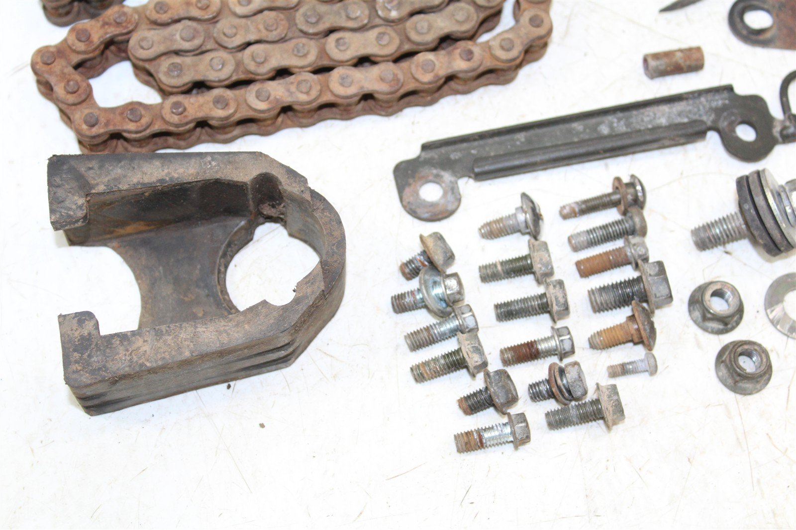 2001 Suzuki JR 80 Chassis Bolt Kit Hardware Chain Adjuster Slide Mount 46038