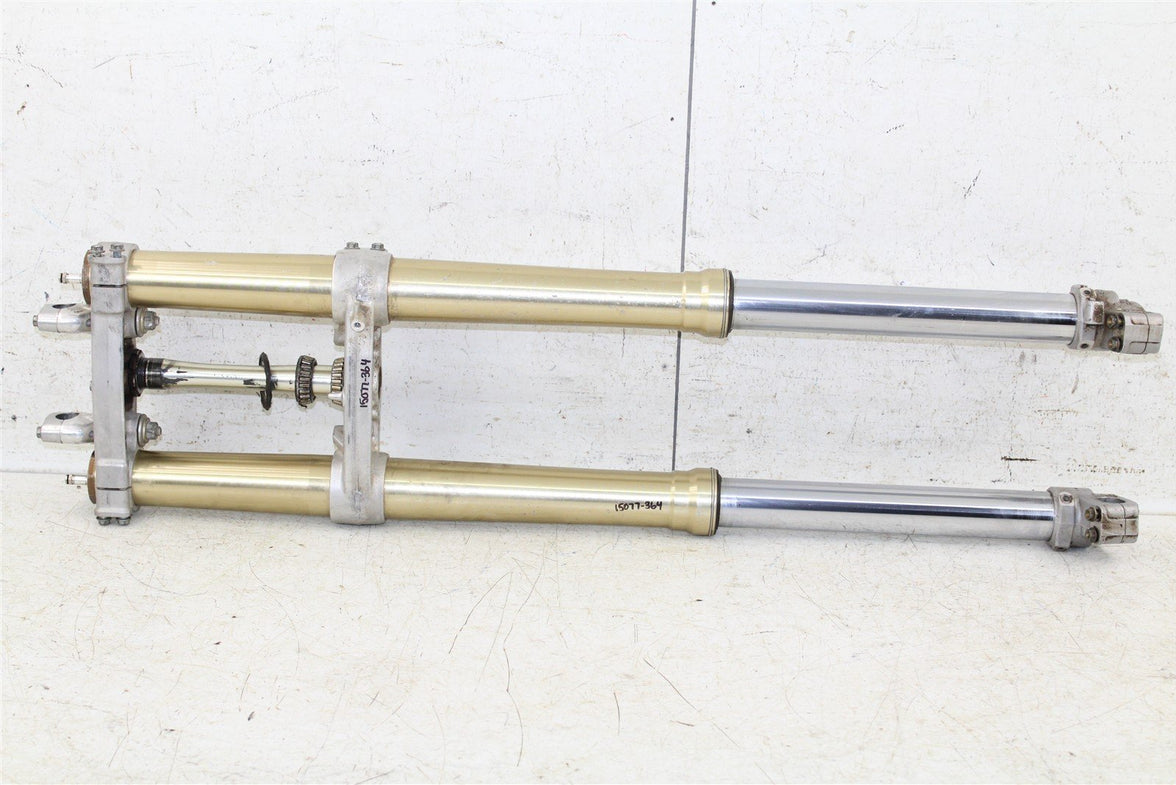 2005 Honda CRF 450R Fork Tubes Front Suspension Triple Clamps 15077