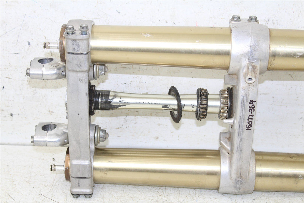 2005 Honda CRF 450R Fork Tubes Front Suspension Triple Clamps 15077