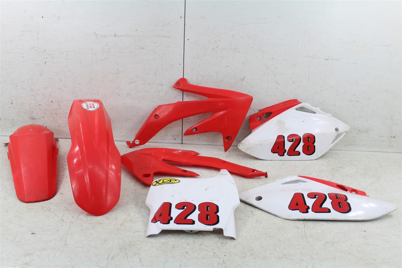 2005 Honda CRF 450R Fender Set Rear Front Number Plates 15077