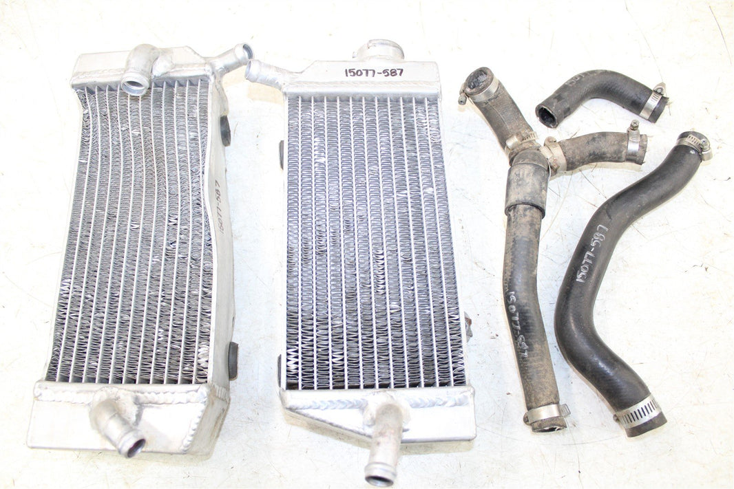 2005 Honda CRF 450R Oversized Radiators w/ Hoses Left Right 15077