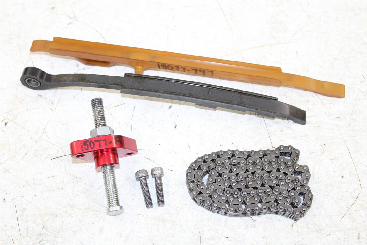 2005 Honda CRF 450R Timing Chain Guides Slides w/ Camshaft Tensioner 15077