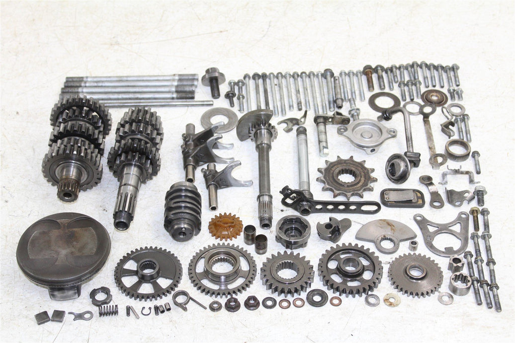2005 Honda CRF 450R Transmission Gears Shaft Shift Forks Drum 15077