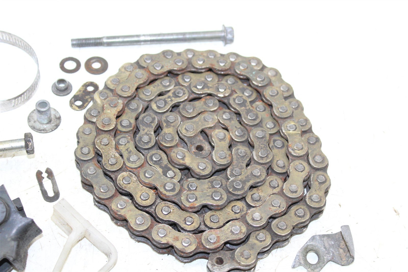 2001 Yamaha YZ 125 Chassis Bolt Kit Hardware Chain Roller Spring Bracket 55067