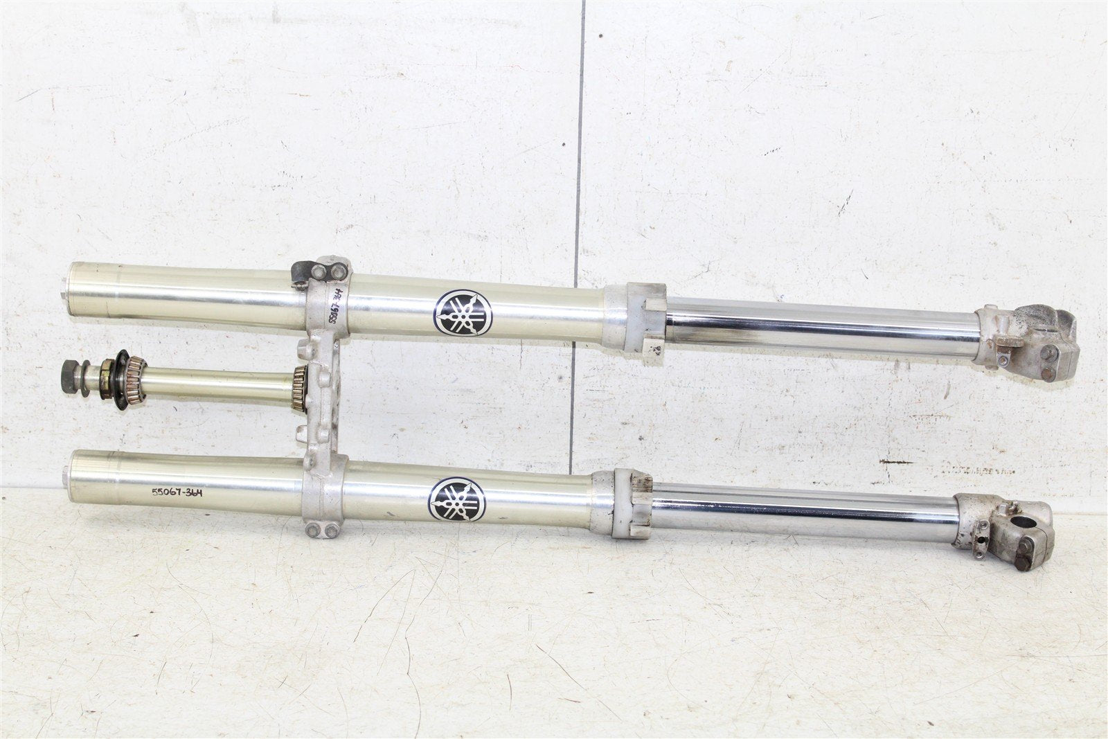 2001 Yamaha YZ 125 Fork Tubes Front Suspension Triple Clamp 55067