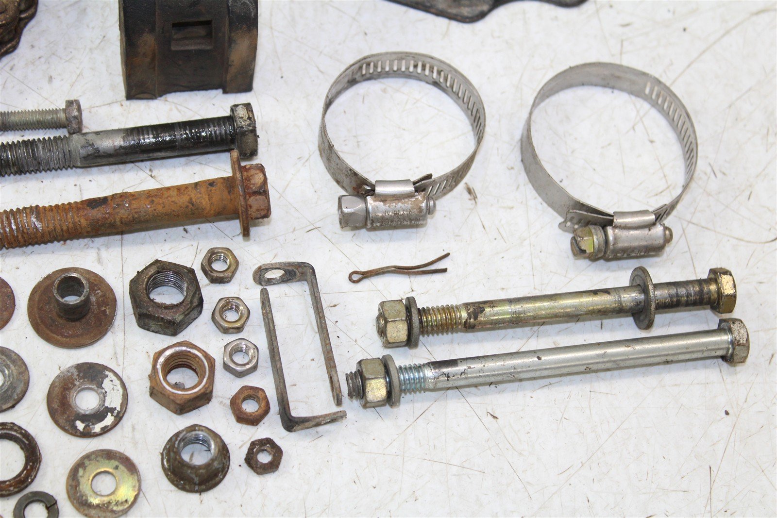 1992 Yamaha RT 180 Chassis Bolt Kit Hardware Chain Clamp Foot Peg Mount 55068