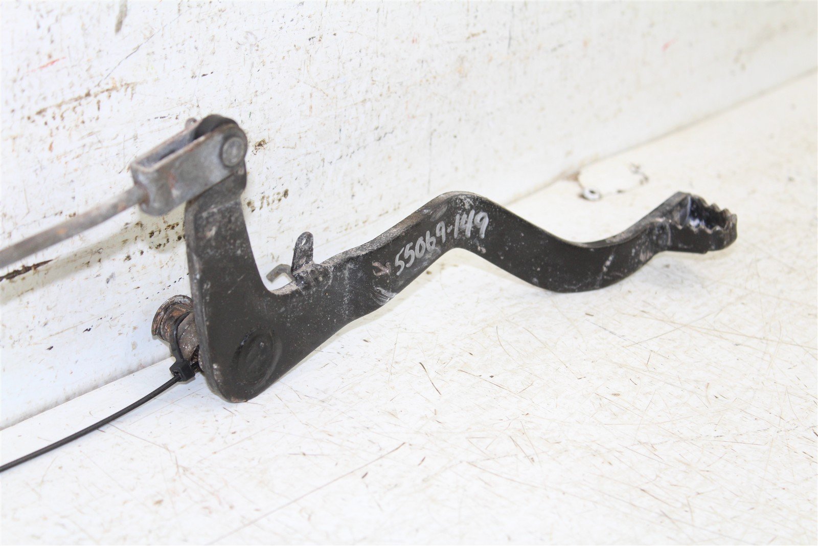 1993 Yamaha RT 180 Rear Brake Pedal w/ Push Rod 55069