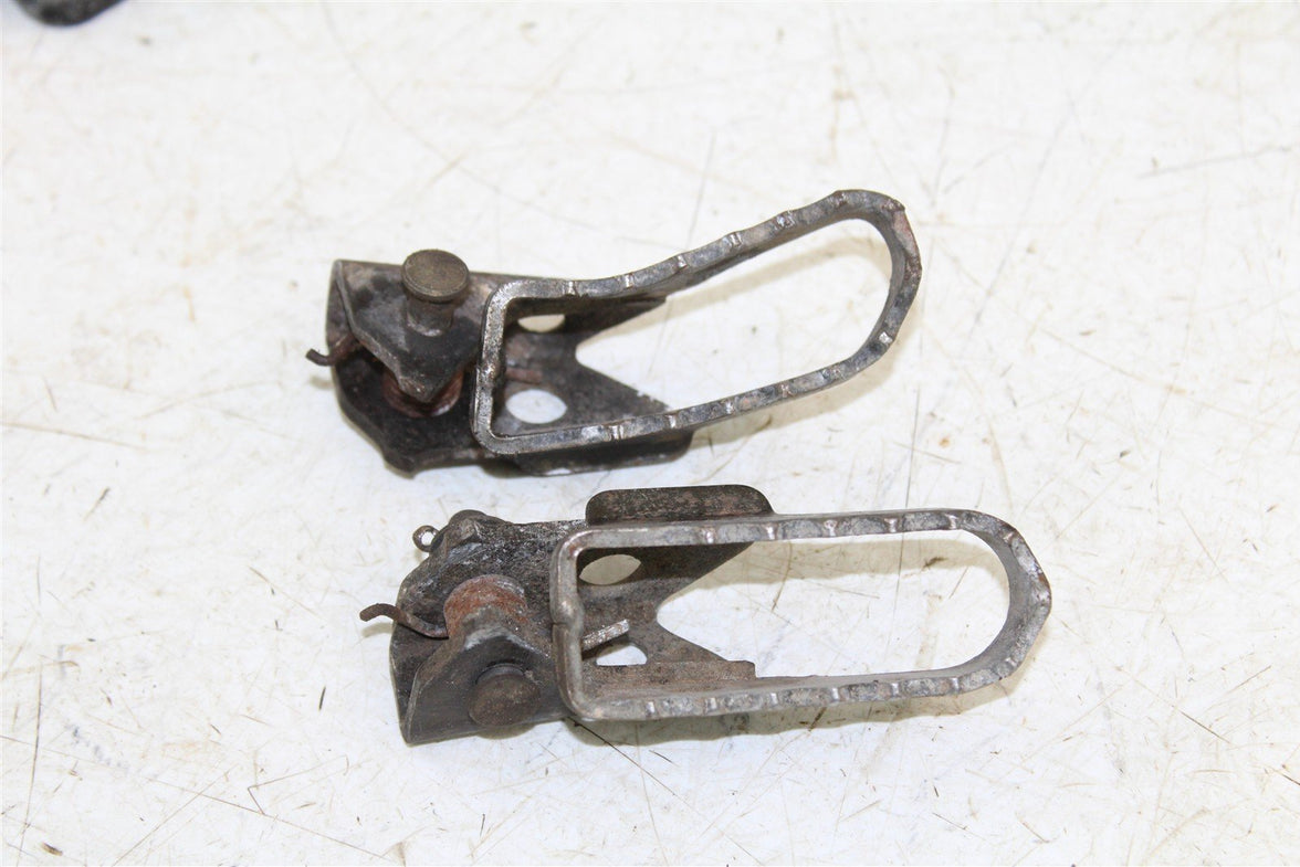 1993 Yamaha RT 180 Foot Pegs Set Hardware Springs Rests 55069