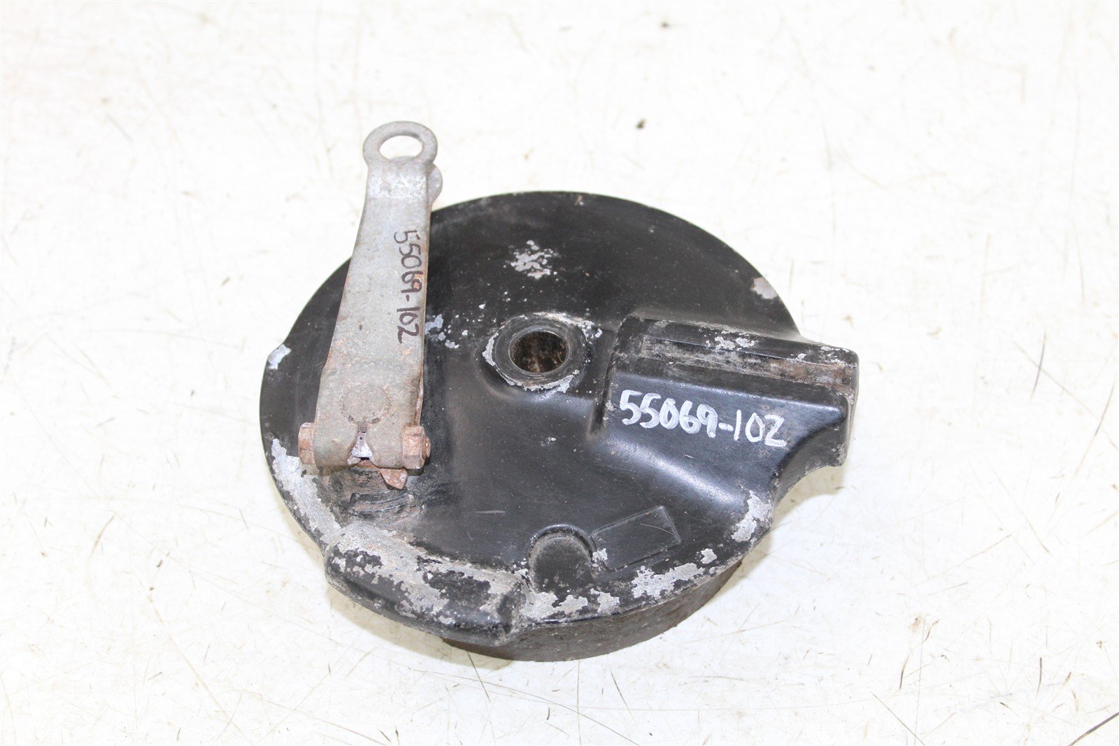 1993 Yamaha RT 180 Rear Brake Drum Plate Panel Shoes Mount 55069