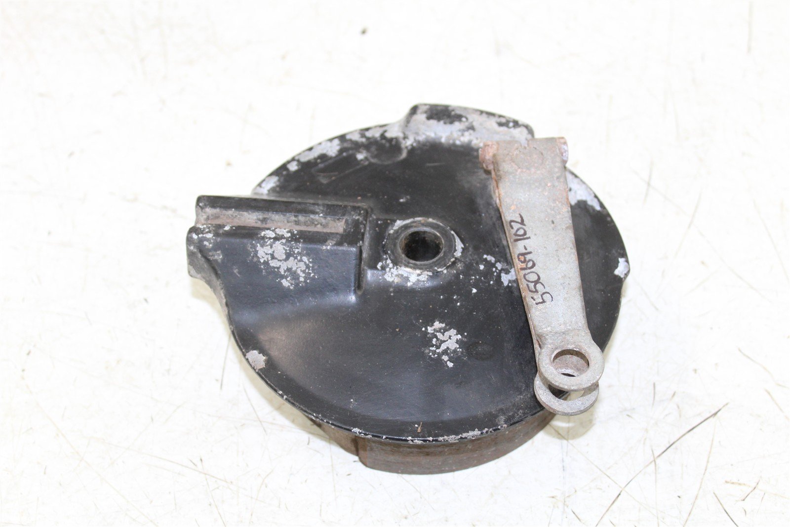 1993 Yamaha RT 180 Rear Brake Drum Plate Panel Shoes Mount 55069