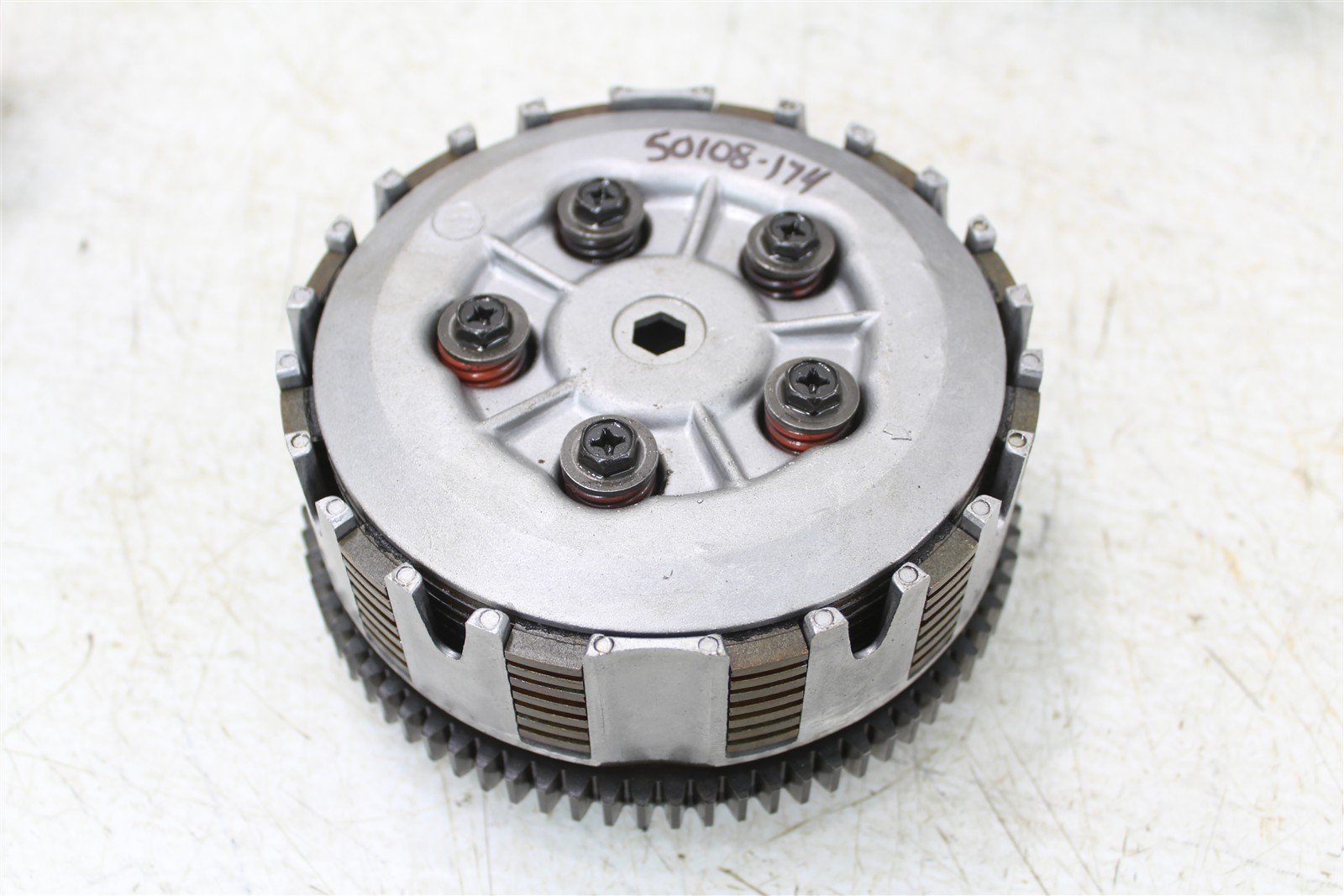 1999 Yamaha Big Bear 350 4x4 Clutch Basket Inner Hub Pressure Plate 50108