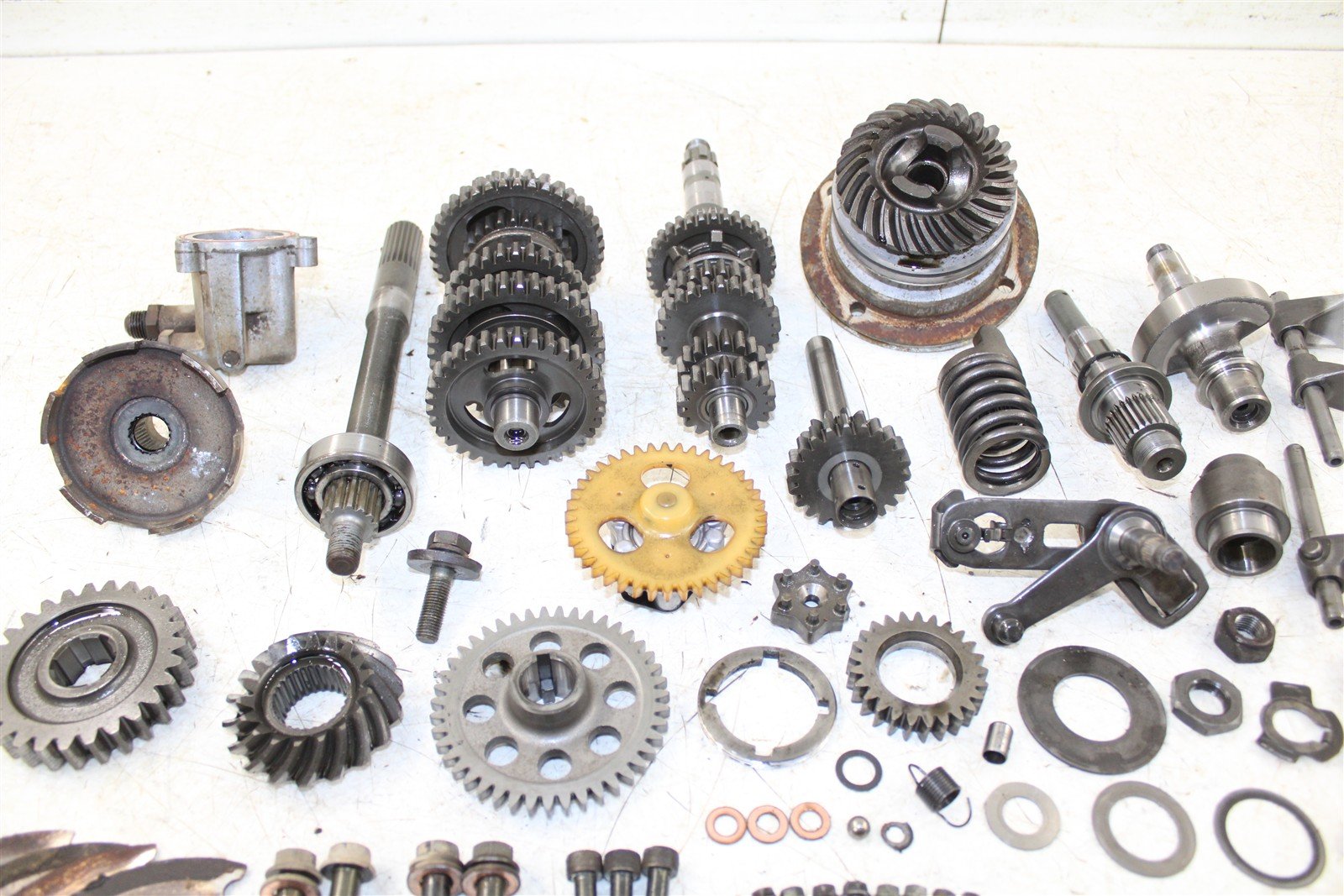 1999 Yamaha Big Bear 350 4x4 Transmission Gears Shift Shaft Forks Drum 50108