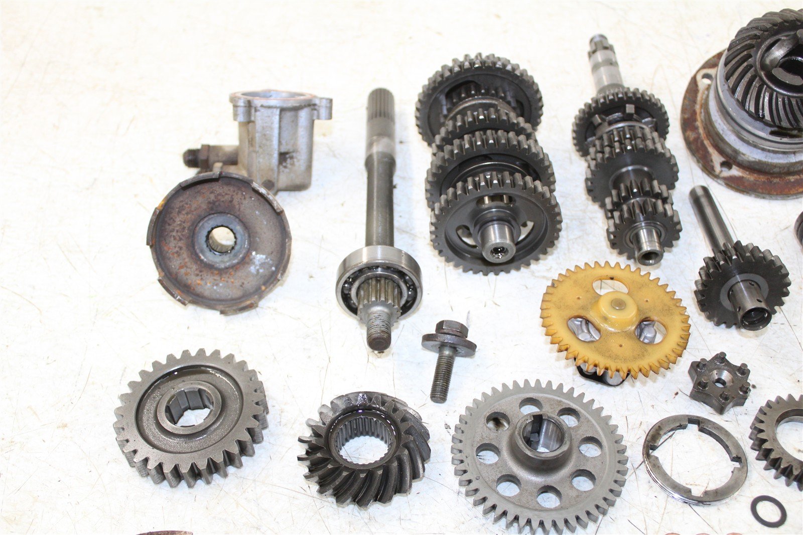 1999 Yamaha Big Bear 350 4x4 Transmission Gears Shift Shaft Forks Drum 50108