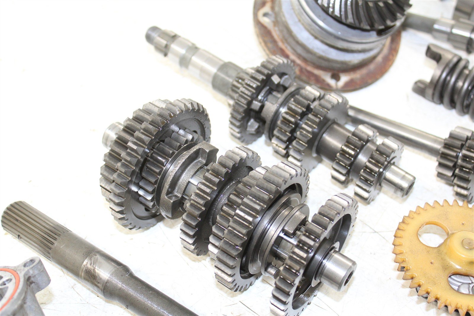 1999 Yamaha Big Bear 350 4x4 Transmission Gears Shift Shaft Forks Drum 50108