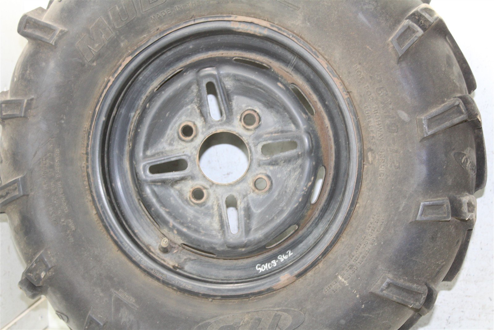 1999 Yamaha Big Bear 350 4x4 Front Wheel Set Rims 50108